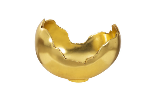 Burled Gold Bowl