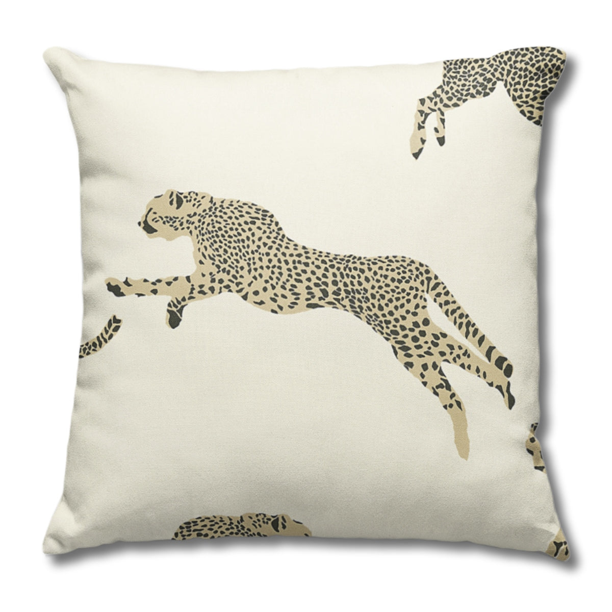 Leaping Cheetah Pillow | Dune