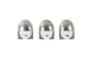 Fashion Faces Small White and Silver Wall Art Set