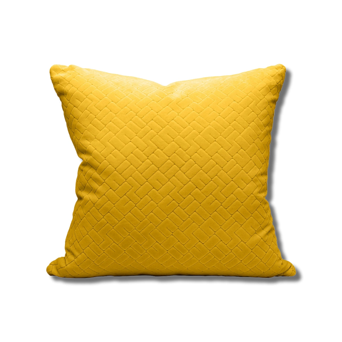 Vallauris Velvet Pillow | Citron