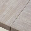 Extending dining table with removable leaves seats 6 to 10 guests