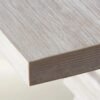Extending dining table with removable leaves seats 6 to 10 guests