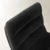 Desk chair with velvet upholstery adjustable height swivel base