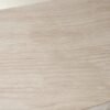 Dining table with travertine marble top and metal base