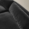 Modular Velvet Sectional Sofa with Curved Silhouette