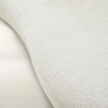 Chenille Chaise Lounge with Curved Design and Foam Cushioning