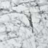 Dining table with marble look fiber concrete top large span